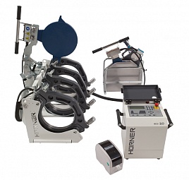 Автоматизированная электрогидравлическая сварочная машина для стыковой сварки пластиковых труб HURNER CNC ECO 2.0 250
