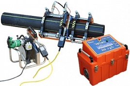 Электрогидравлическая полуавтоматическая сварочная машина для стыковой сварки пластиковых труб Ritmo DELTA 160 BASIC EASY LIFE